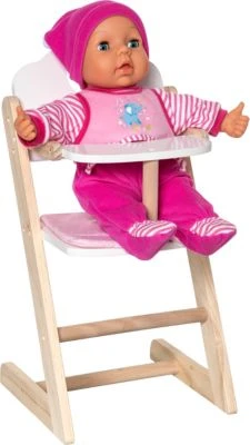 MyToys ORIGINALS Holz Puppenhochstuhl Mit Sitzkissen 3 MyToys ORIGINALS Holz Puppenhochstuhl Mit Sitzkissen – Bild 3