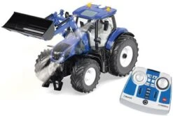 SIKU Control 6798 New Holland T7.315 Mit Frontlader 1:32, Mit Bluetooth-Fernsteuermodul Und App-Steuerung