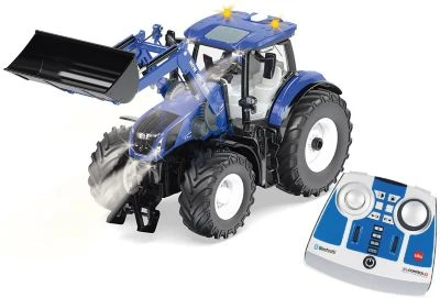 SIKU Control 6798 New Holland T7.315 Mit Frontlader 1:32, Mit Bluetooth-Fernsteuermodul Und App-Steuerung