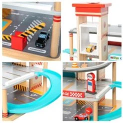 MyToys ORIGINALS Parkgarage Pastell Mit Accessoires, 13 Tlg. -Kinderspielzeugladen 20013230 04