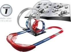 Autorennbahn-Set: DARDA® Blue Flash + GRATIS DARDA® DTM Audi RS5 "Scheider" -Kinderspielzeugladen 20504004 04