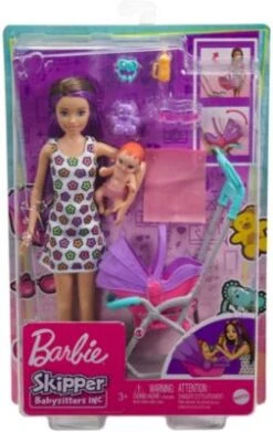 Barbie Skipper Babysitters Inc.“-Puppe Und Kinderwagen-Spielset, Für Kinder Ab 3 Jahren -Kinderspielzeugladen 24798388 06