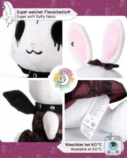 Corimori® Alice Das Gothic-Häschen 26cm Stofftier Plüschtier -Kinderspielzeugladen 29117806 05