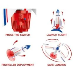 Syntek Outdoor-Spielzeug Für Kinder Fliegende Rakete -Kinderspielzeugladen 29813552 03