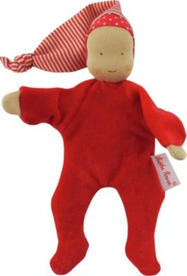 Käthe Kruse Colour Kids Nickibaby Rot, 20 Cm 2 Käthe Kruse Colour Kids Nickibaby Rot, 20 Cm – Bild 2