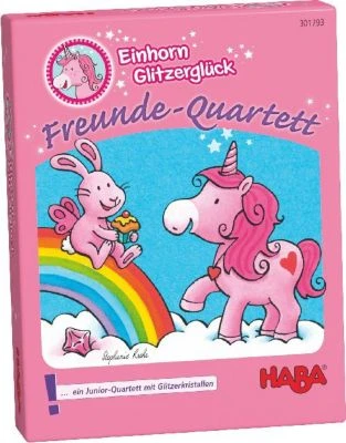 HABA 301793 Einhorn Glitzerglück Freunde-Quartett 1 HABA 301793 Einhorn Glitzerglück Freunde-Quartett